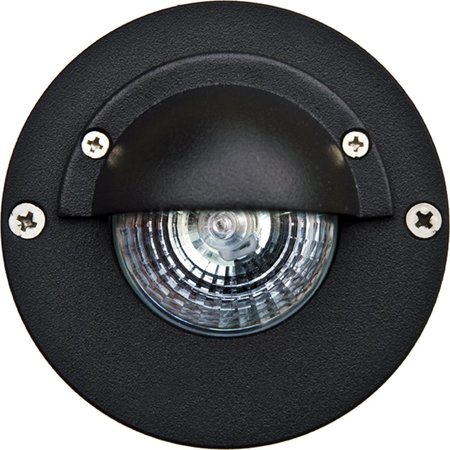 INTENSE Cast Aluminum In-Ground Well Light with Eyelid, Black IN2217901